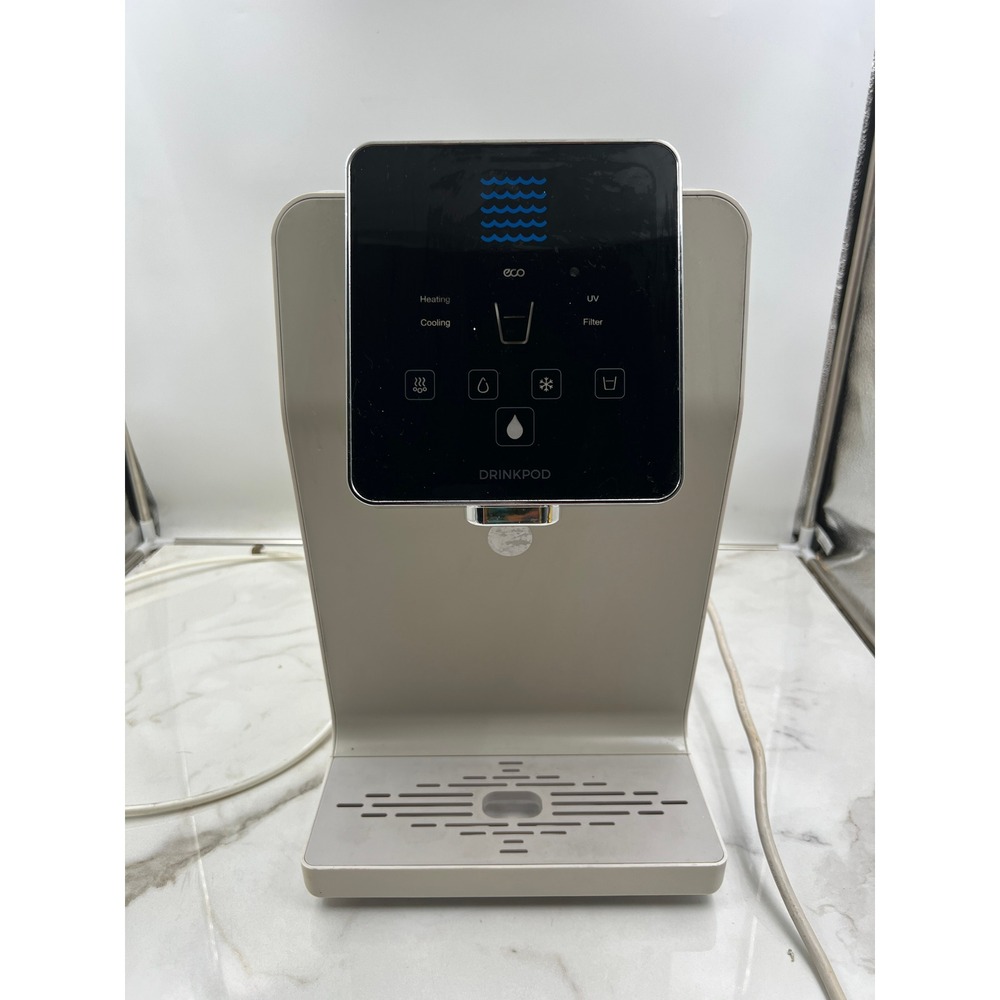 Drinkpod DP1000 Direct Drinking Water Purifier Countertop Cooler Heater White